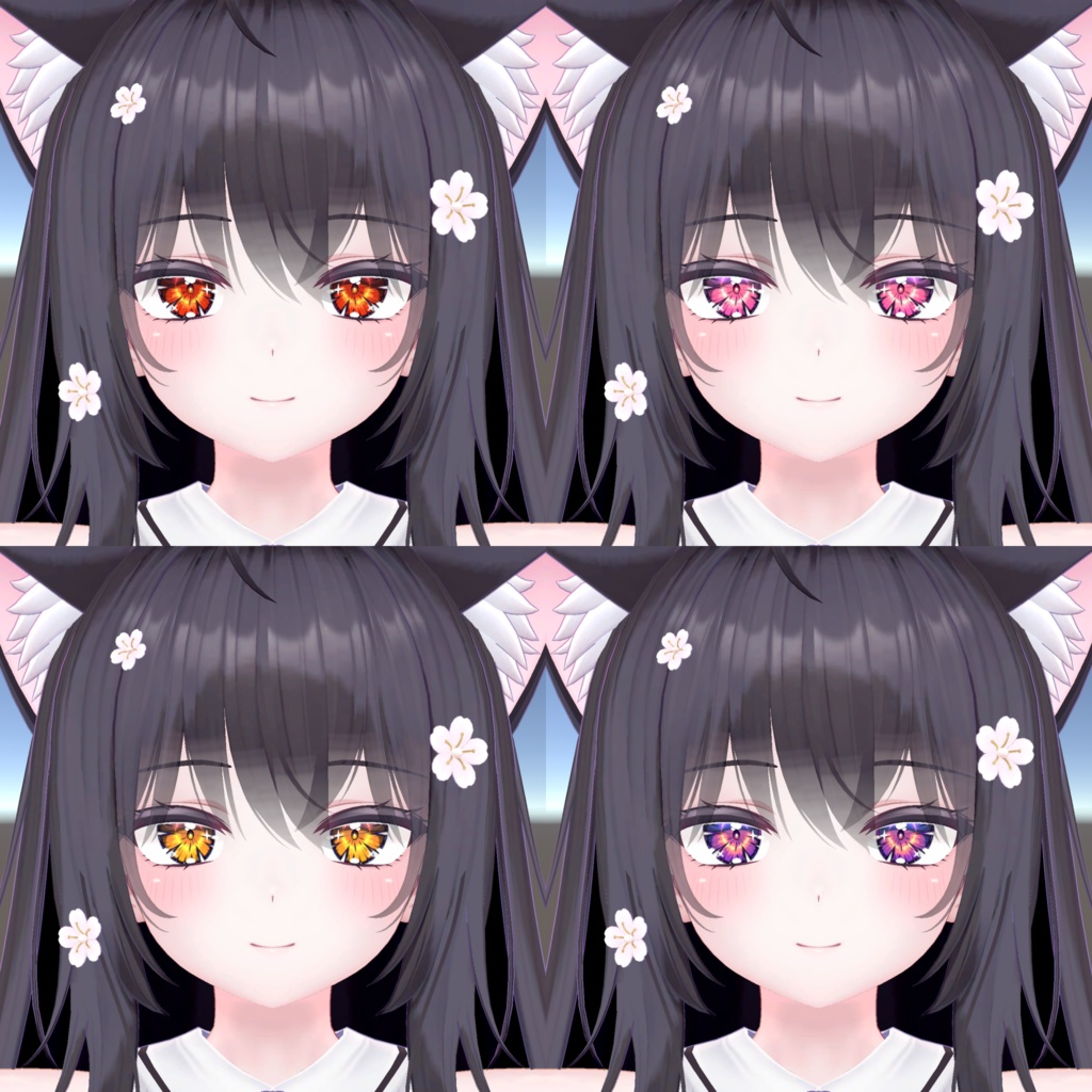 VRChatテクスチャ素材 萌用瞳テクスチャ 冥界EYE