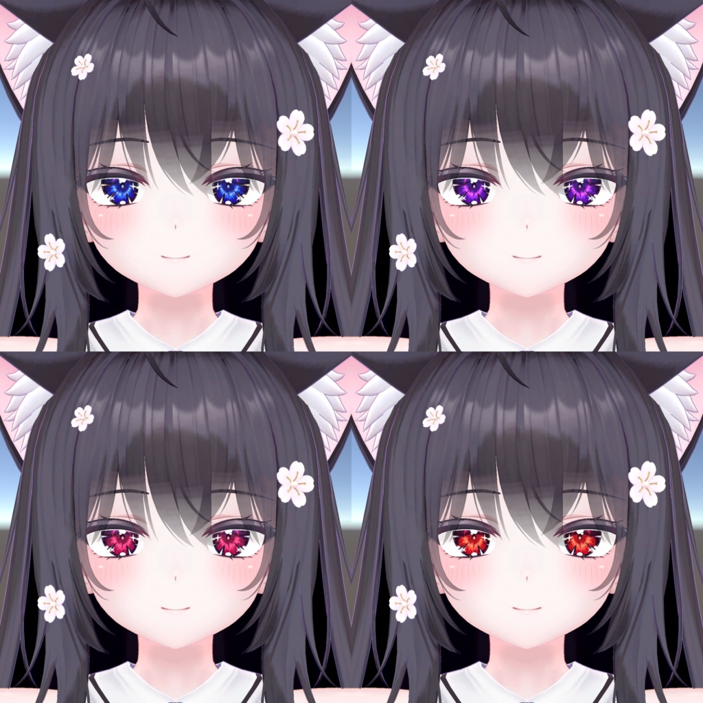 VRChatテクスチャ素材 萌用瞳テクスチャ 冥界EYE