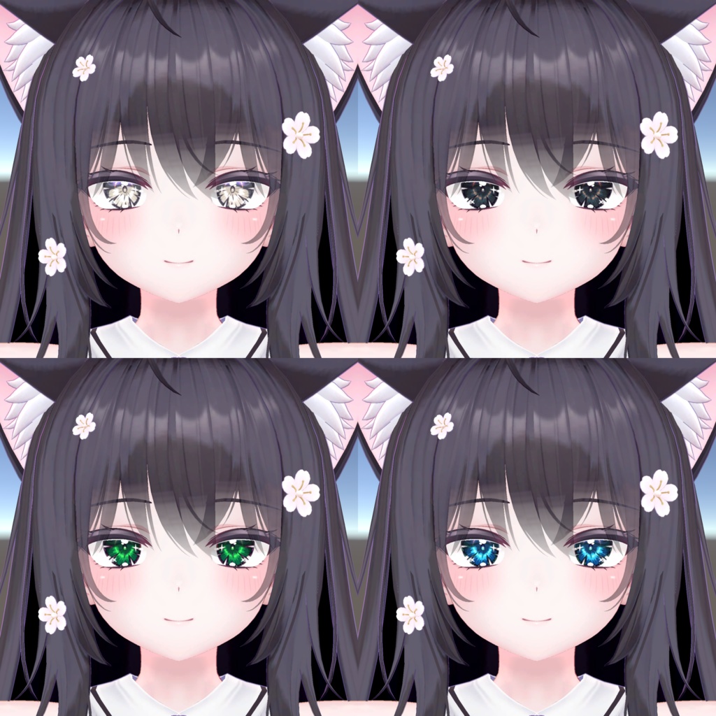 VRChatテクスチャ素材 萌用瞳テクスチャ 冥界EYE