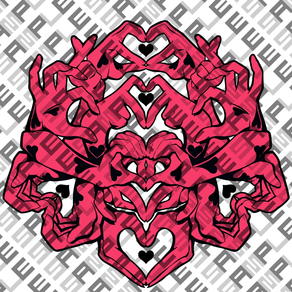 VRChatテクスチャ素材 HandSignMon