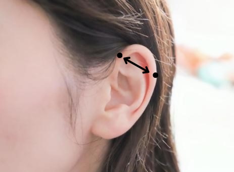 マグネット式 インダストリアル 磁力調整パーツ 14G フェイクピアス インダス 地雷系 量産系 メンズ 軟骨