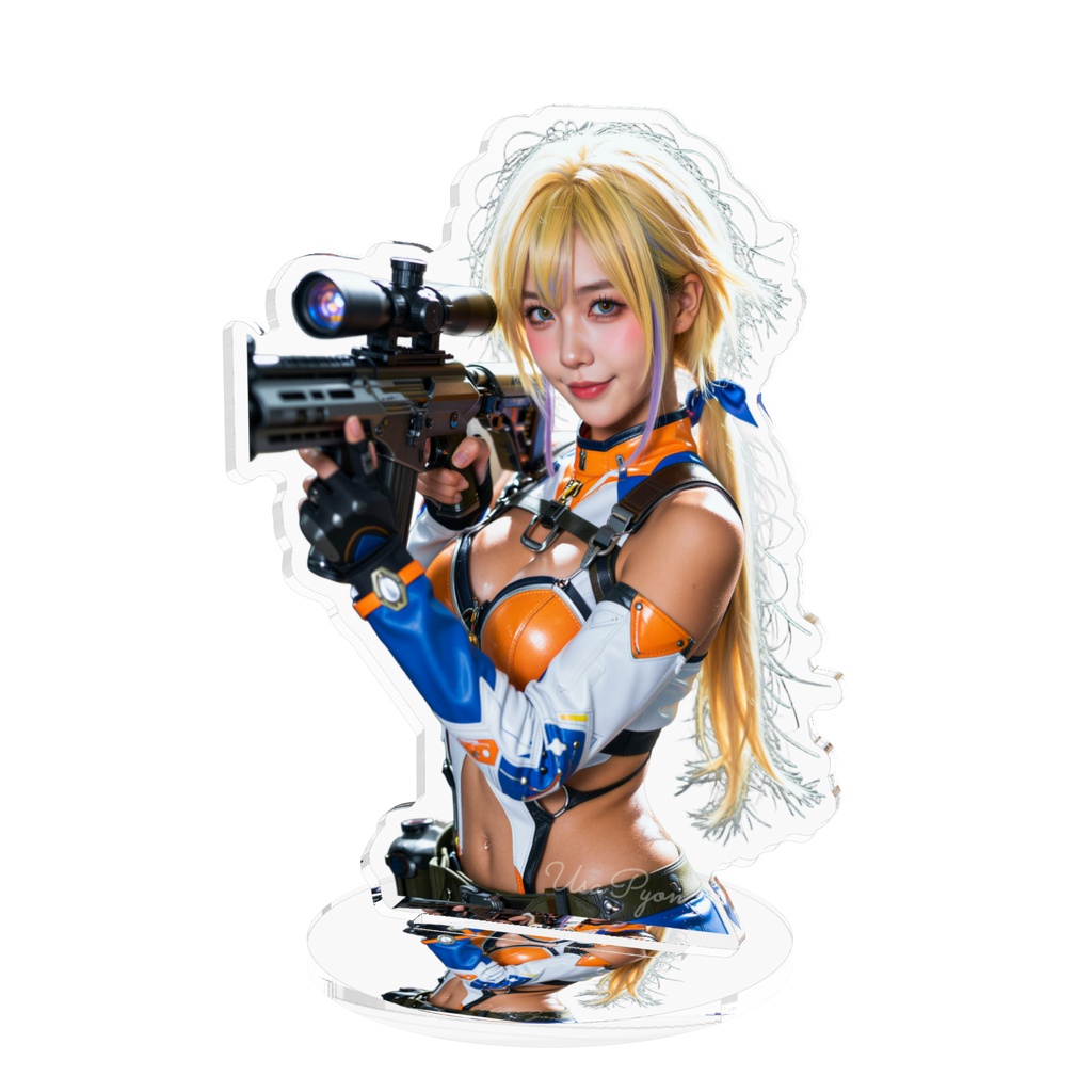 コスプレイヤー様　スナイパー　AI生成美女