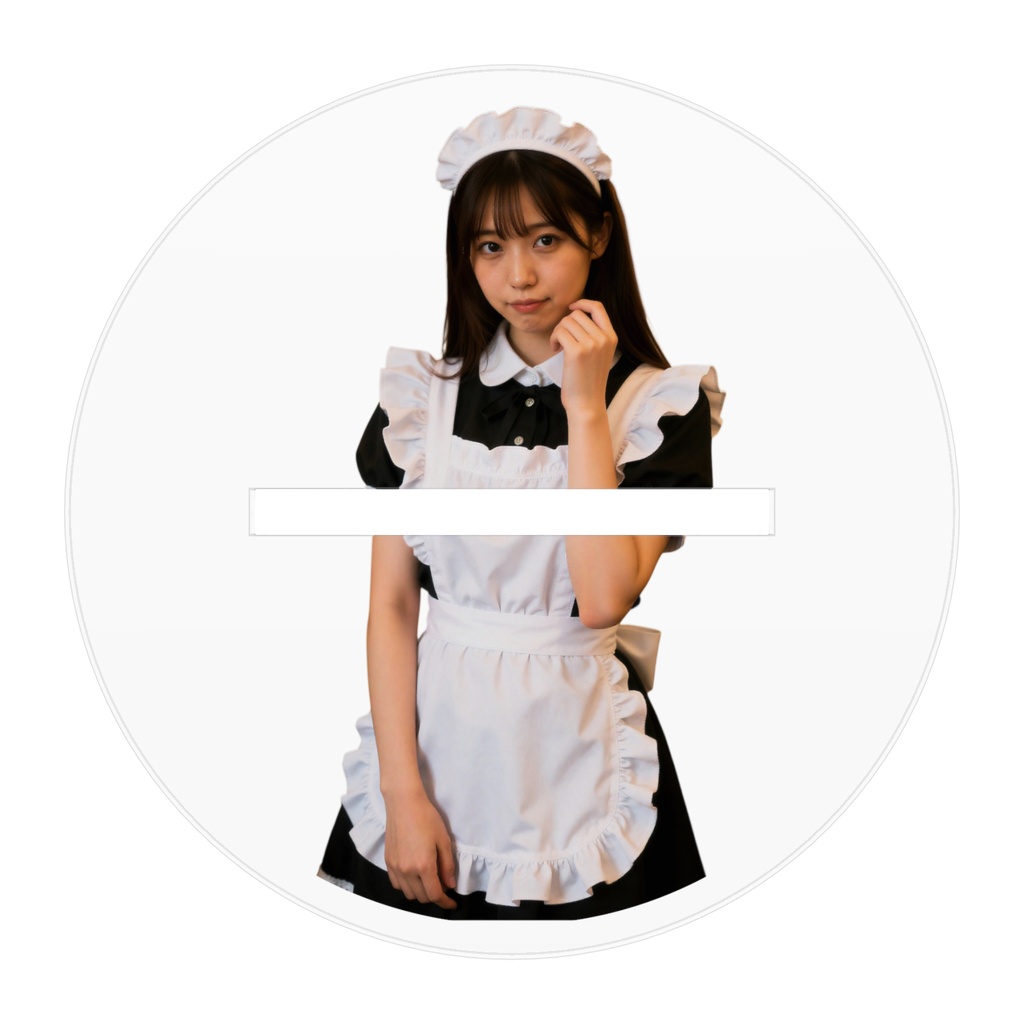 コンカフェ メイドさん AI生成美女