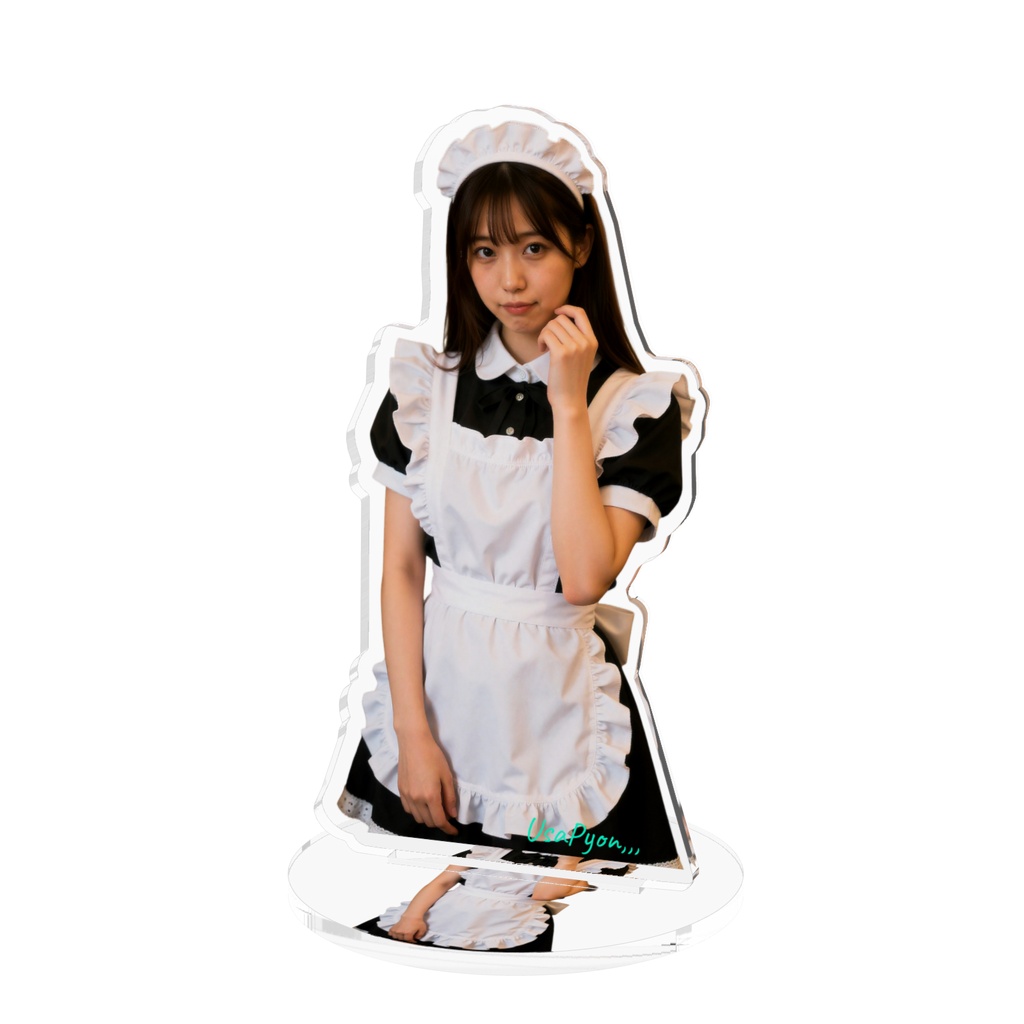 コンカフェ　メイドさん　AI生成美女