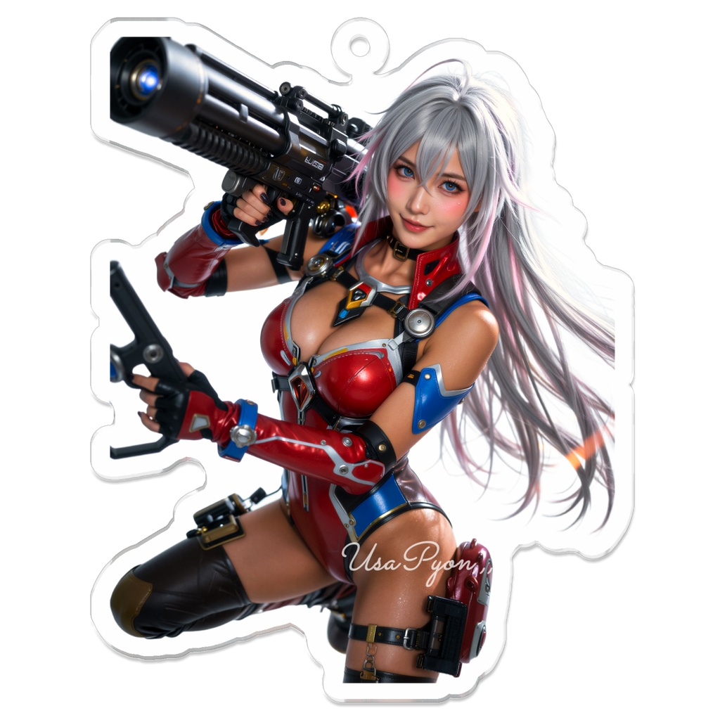 コスプレイヤー様　ロケラン兵　AI生成美女