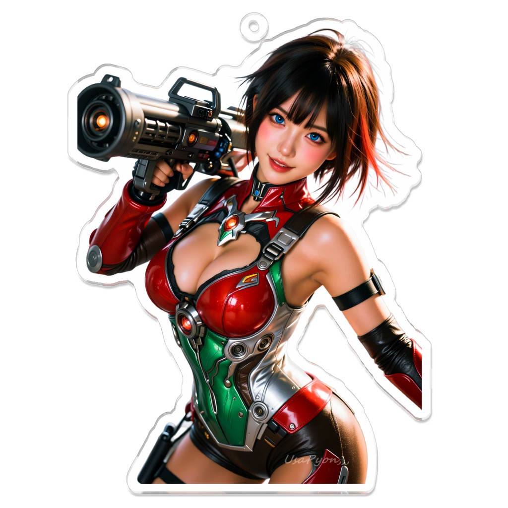コスプレイヤー様　ロケラン兵　AI生成美女