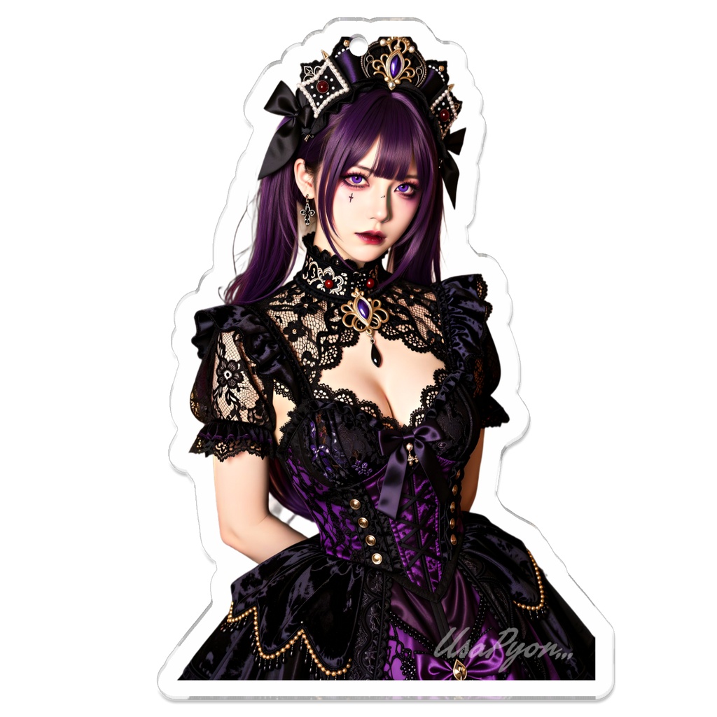 ゴスロリねーさん　コスプレ　AI生成美女