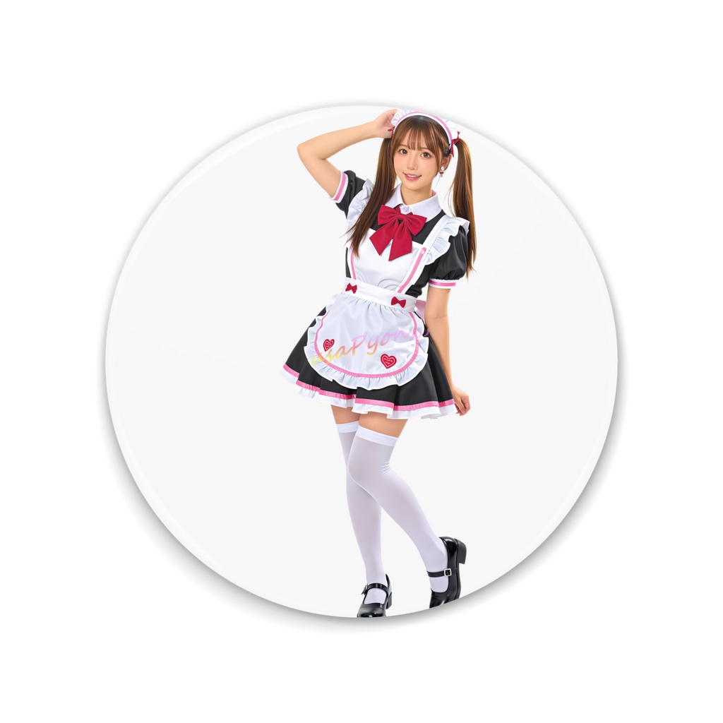 萌え萌え メイドさん AI生成美女 Super-cute maid — AI-generated beauty