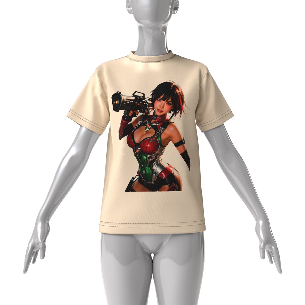 コスプレイヤー様 ロケラン兵 AI生成美女 Cosplayer, Rocket Launcher Soldier, AI-Generated Beauty