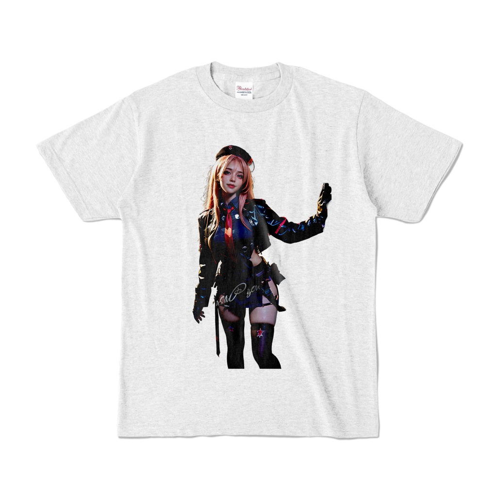 【非公式】ラピ風 AIコスプレ　Tシャツ  [Unofficial] Rapi-style AI Cosplay T-Shirt