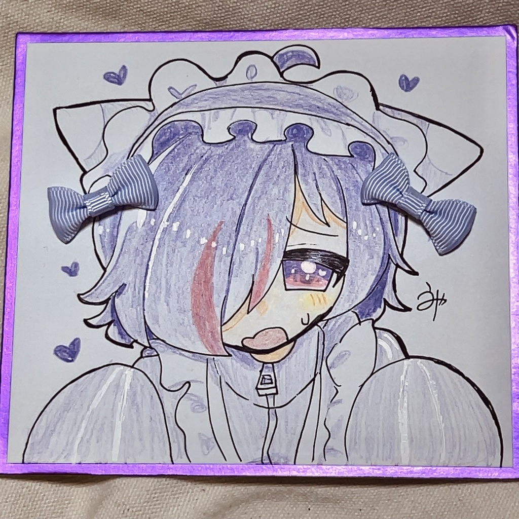 【色紙】ジャージメイドまるくん