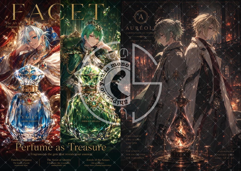 【宝石香水✖︎イラスト集】 FACET vol.1