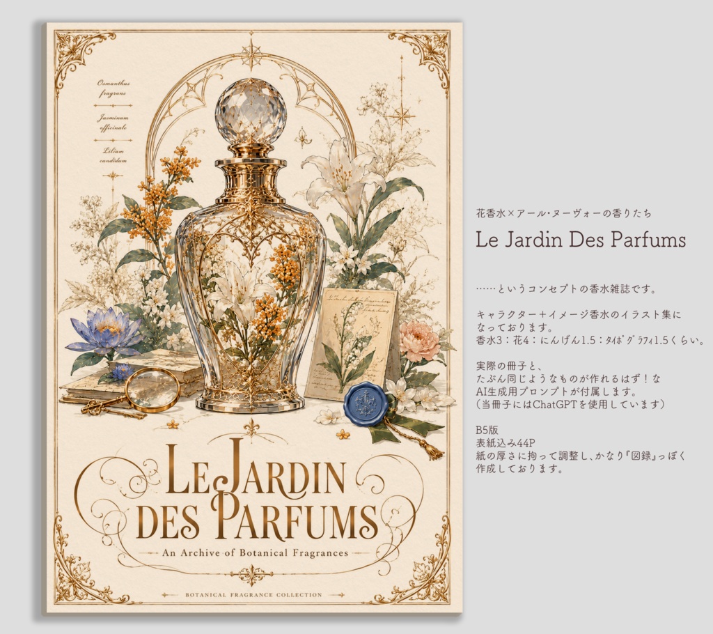 【花香水✖︎イラスト集】 Le Jardin Des Parfums vol.1