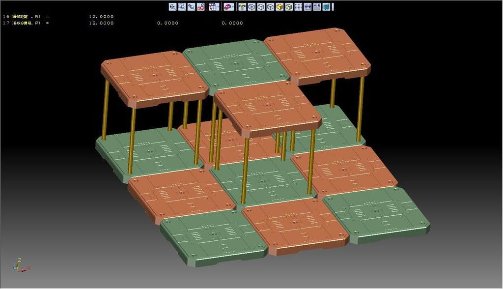 アルミ削り出しベース『四角』アルマイトver.