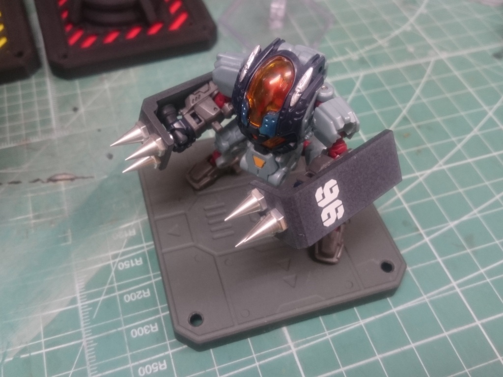 アルミ削り出しベース『四角』アルマイトver.