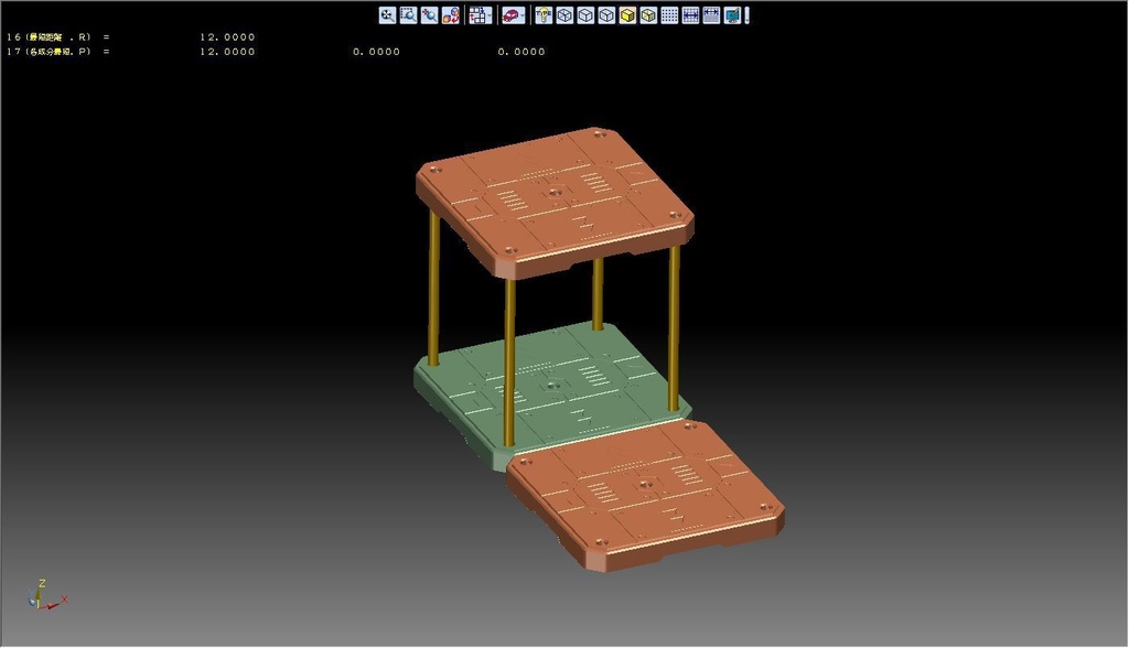 アルミ削り出しベース『四角』アルマイトver.