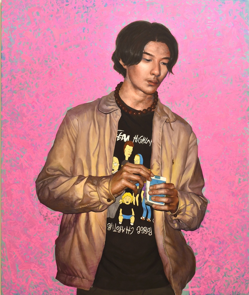 「服用」油彩原画