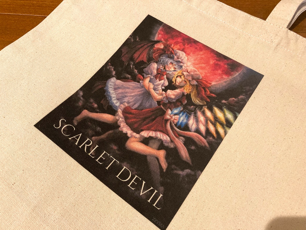 レミフラ油絵トートバッグ