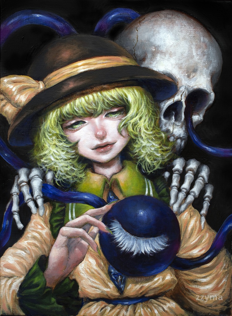 東方原画「貴方のうしろにいるよ」