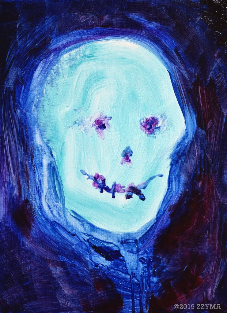 しゃれこうべステッカー