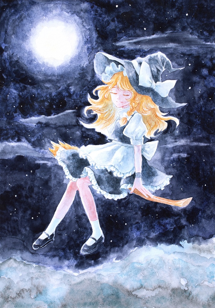 東方原画「霧雨魔理沙」