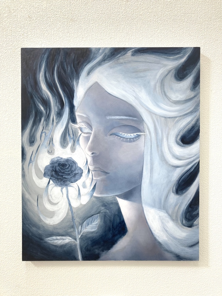 「The flower language of burning roses」