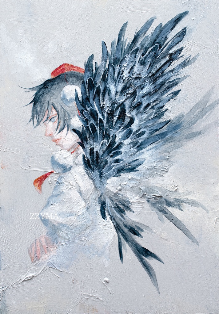 東方原画「射命丸文」