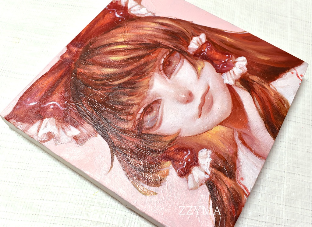 東方原画「博麗霊夢」