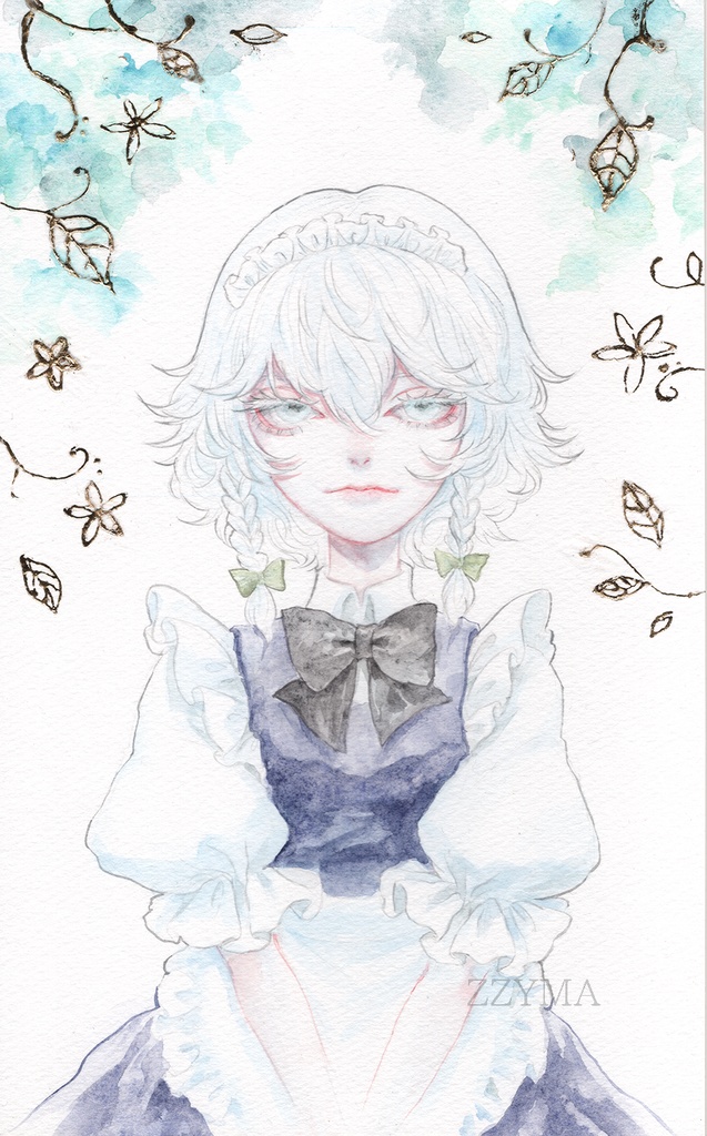 東方原画「十六夜咲夜」