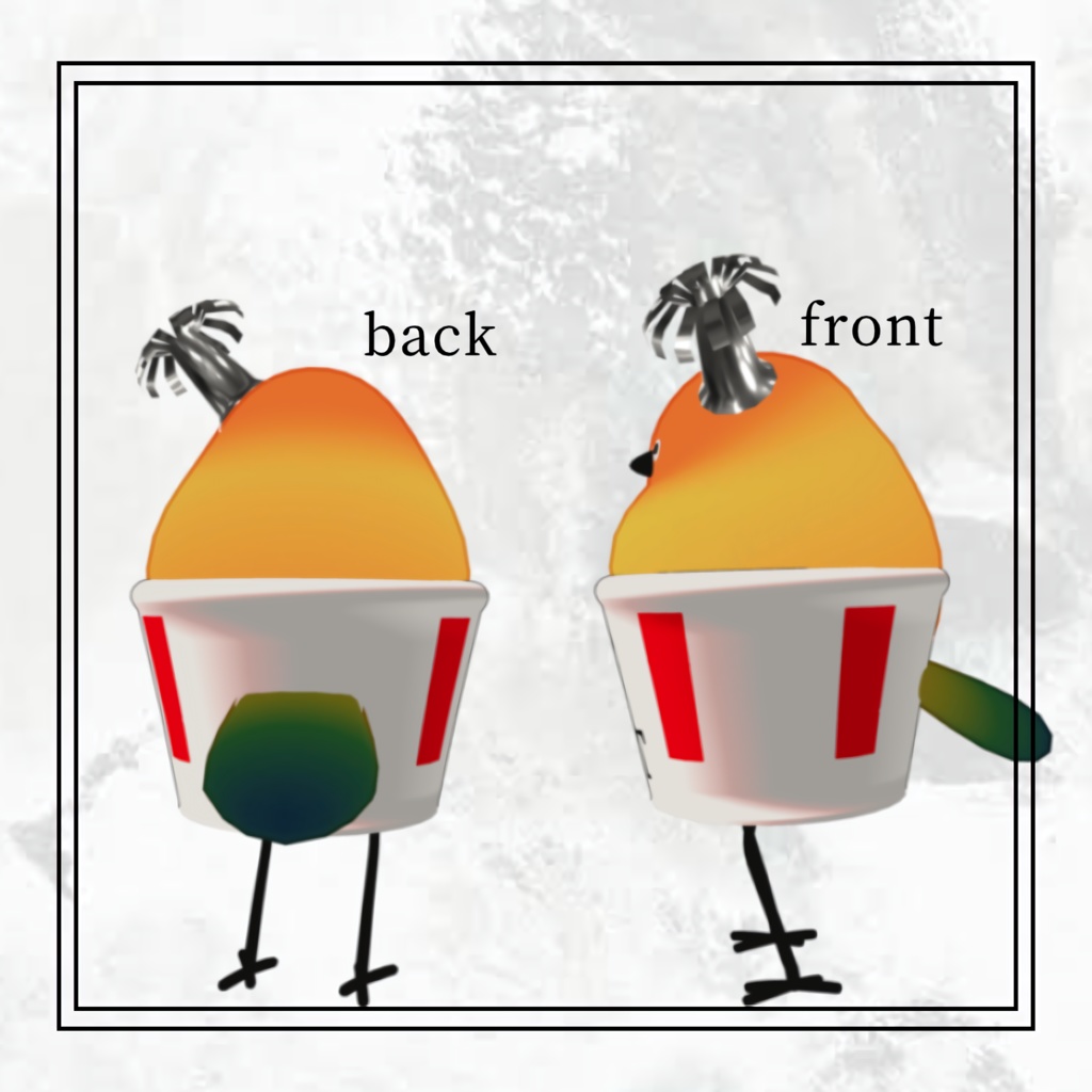 Bird/鳥専用衣装『Not Fried Tori/ノットフライドトリ』