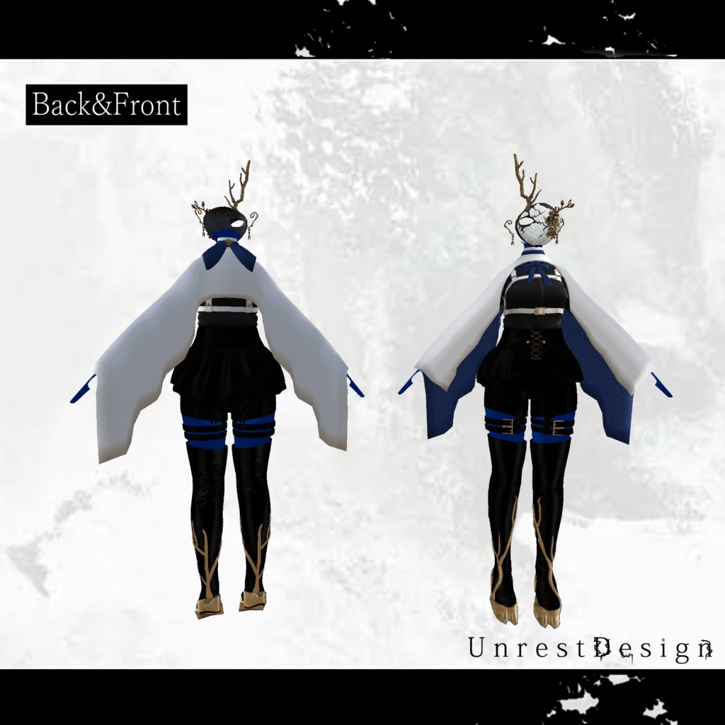 レティニア & レティニエッタ専用衣装『Witherednight/ウィザードナイト』