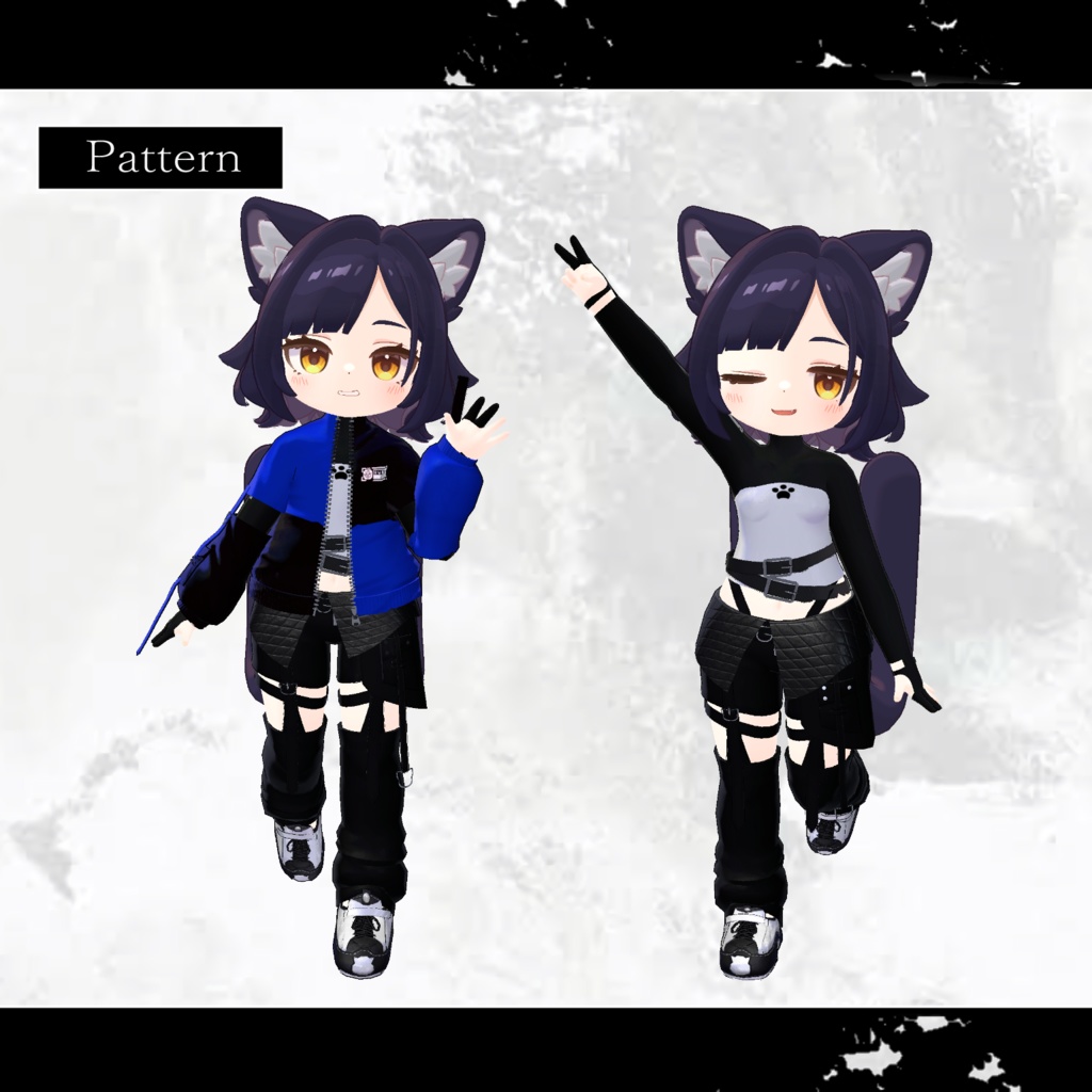 えも研・るるこ対応衣装『Silent_Rush/サイレントラッシュ』