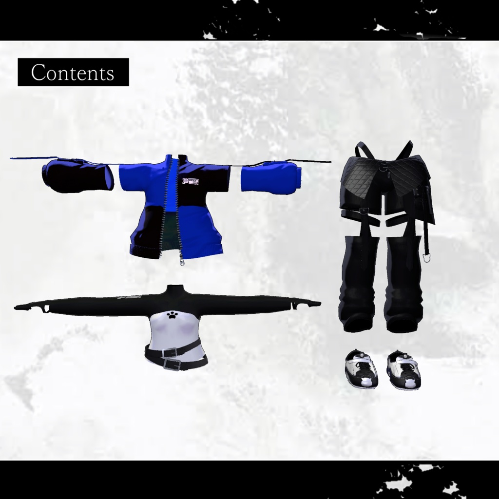 えも研・るるこ対応衣装『Silent_Rush/サイレントラッシュ』