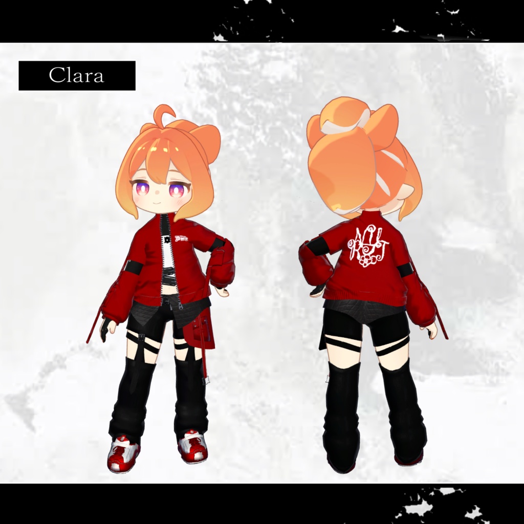 えも研・るるこ対応衣装『Silent_Rush/サイレントラッシュ』