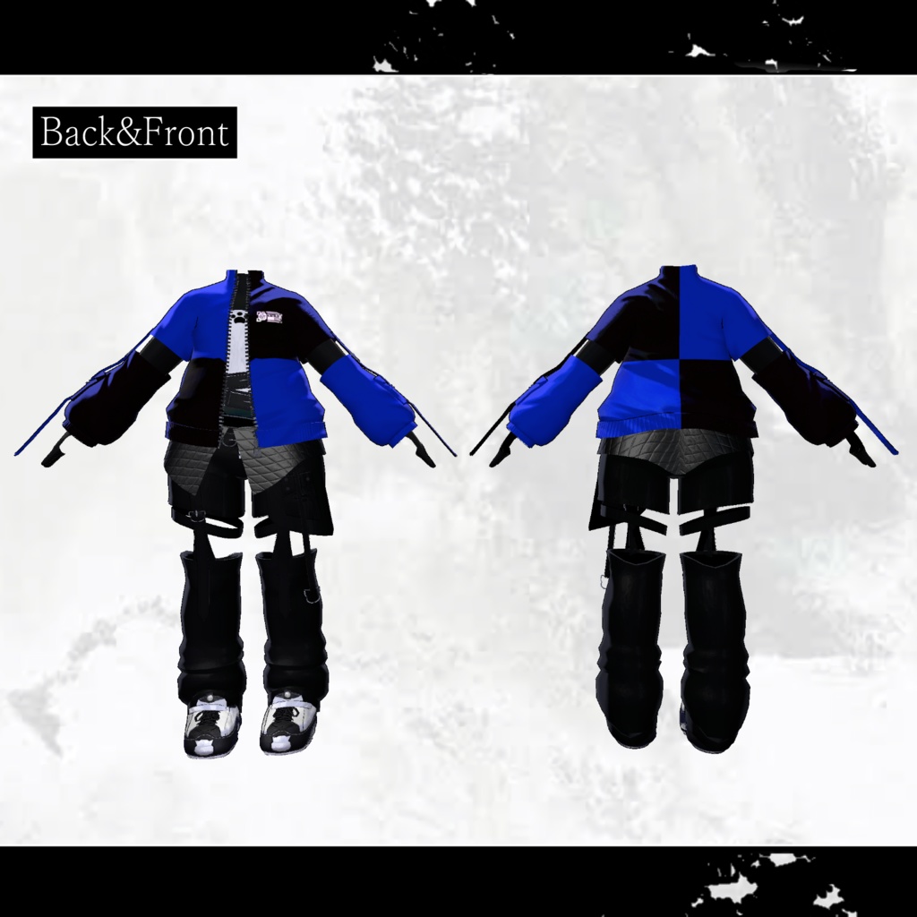 えも研・るるこ対応衣装『Silent_Rush/サイレントラッシュ』