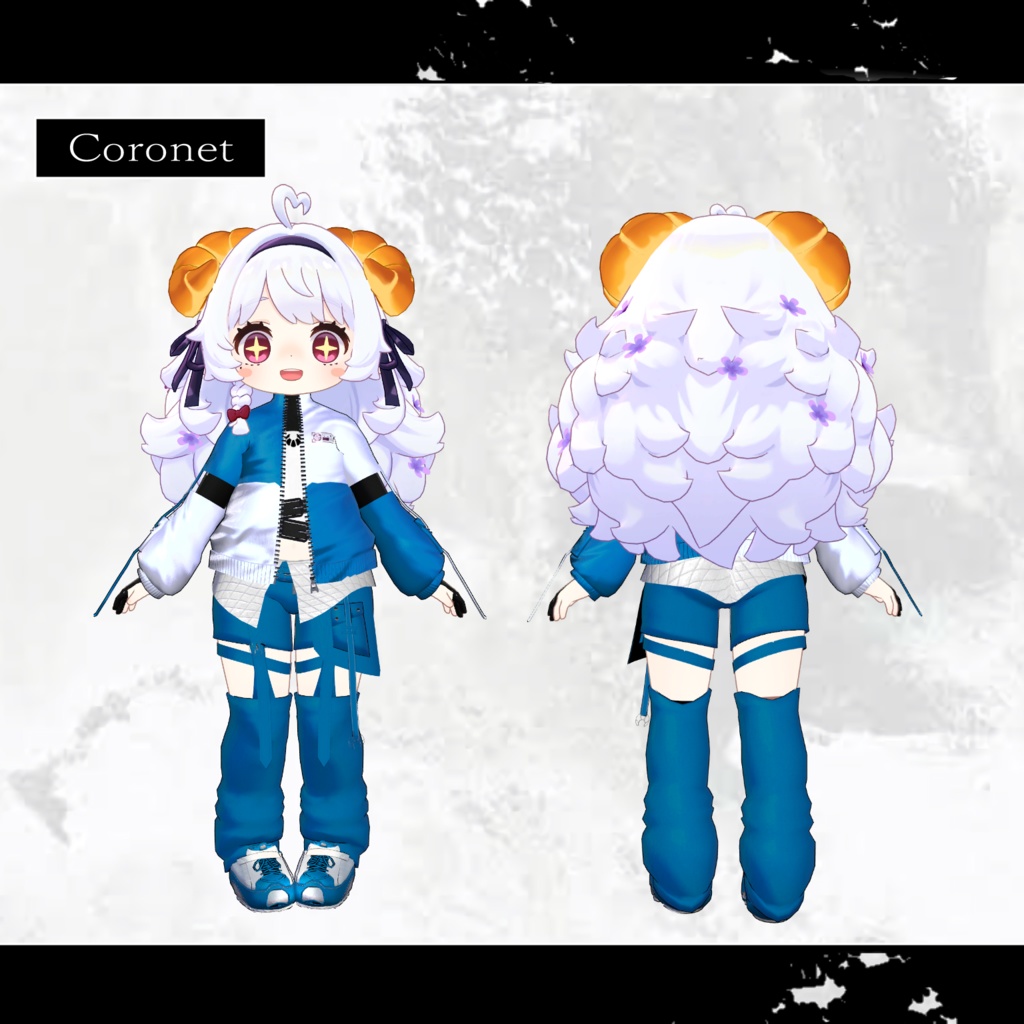 えも研・るるこ対応衣装『Silent_Rush/サイレントラッシュ』