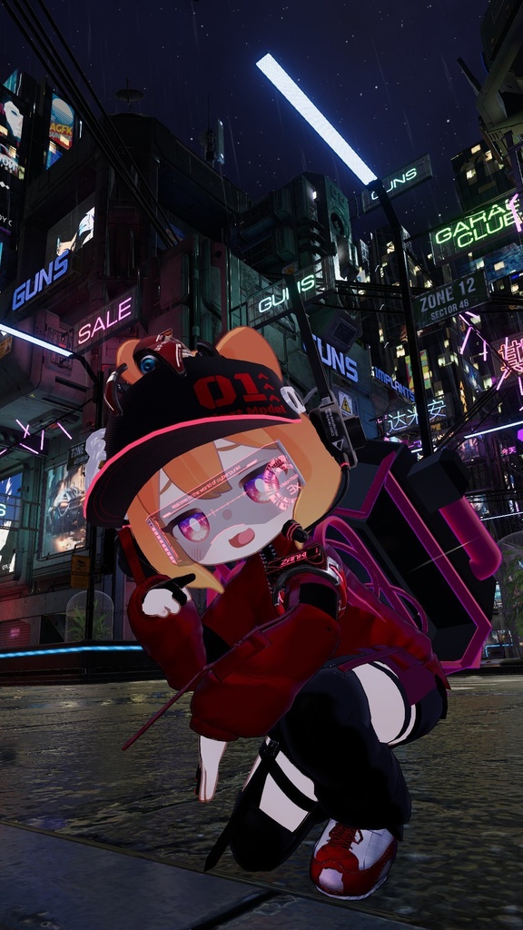 えも研・るるこ対応衣装『Silent_Rush/サイレントラッシュ』