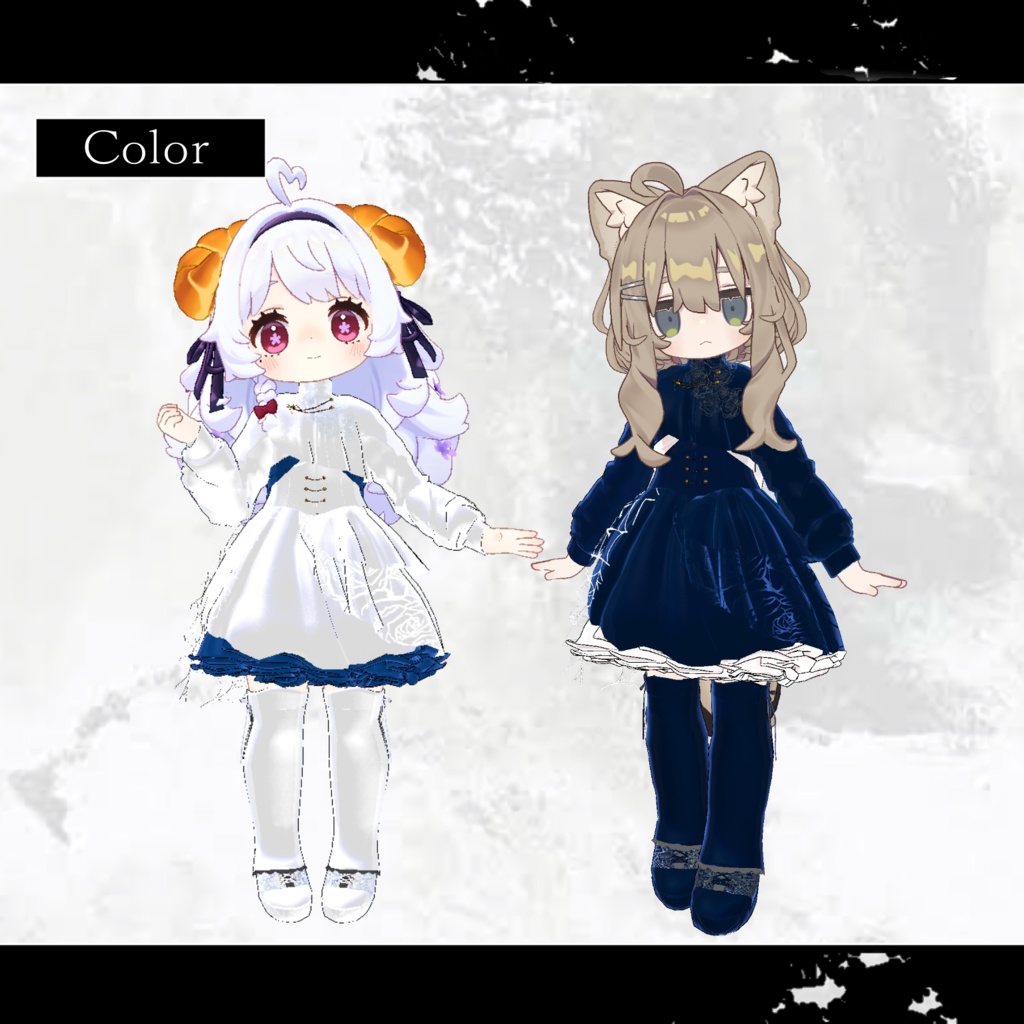 えも研・まめふれんず・ネヴリー対応衣装『Nocturne Doll /ノクターンドール』