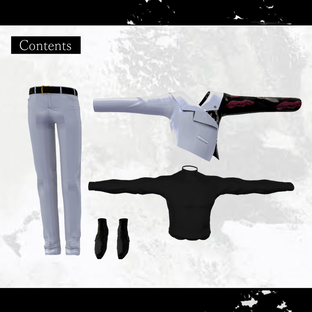 4Avater対応衣装『LususSolitarius-ルスス・ソリタリウス-』