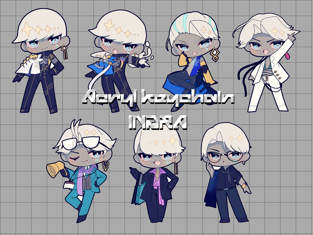 インドラ神　アクリルキーホルダー