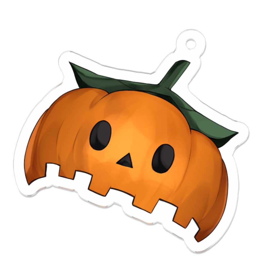 アクリルキーホルダー かぼちゃ(草)