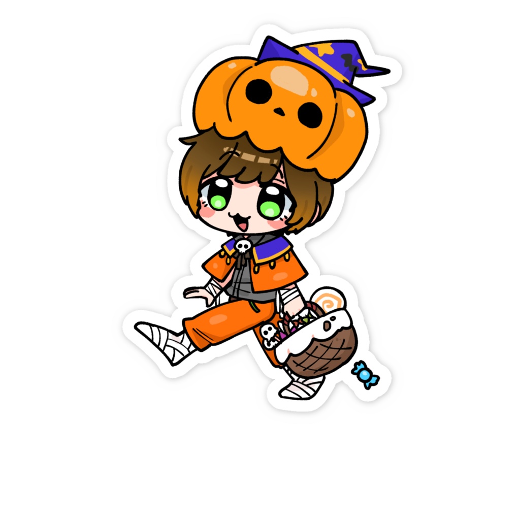 うきうきはろうぃんシール