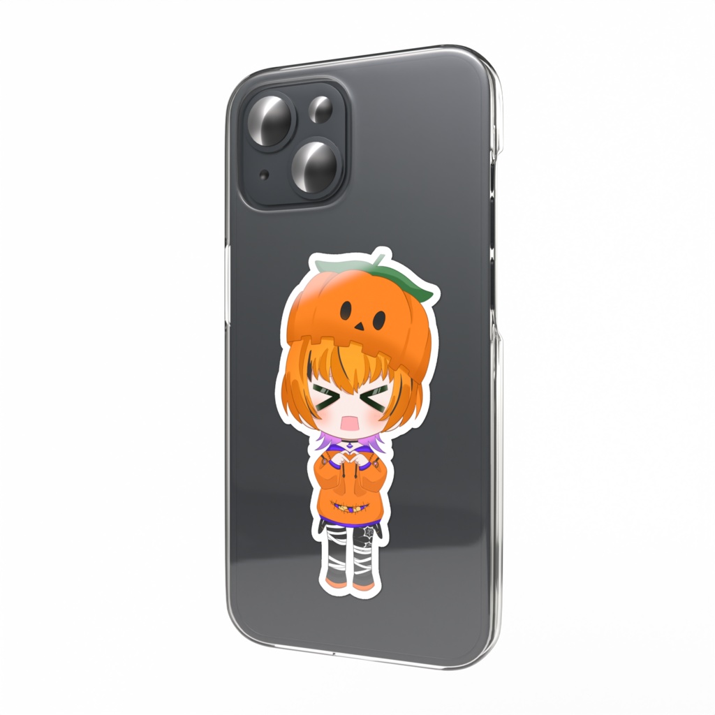 ゆびはーと私服のかぼちゃシール