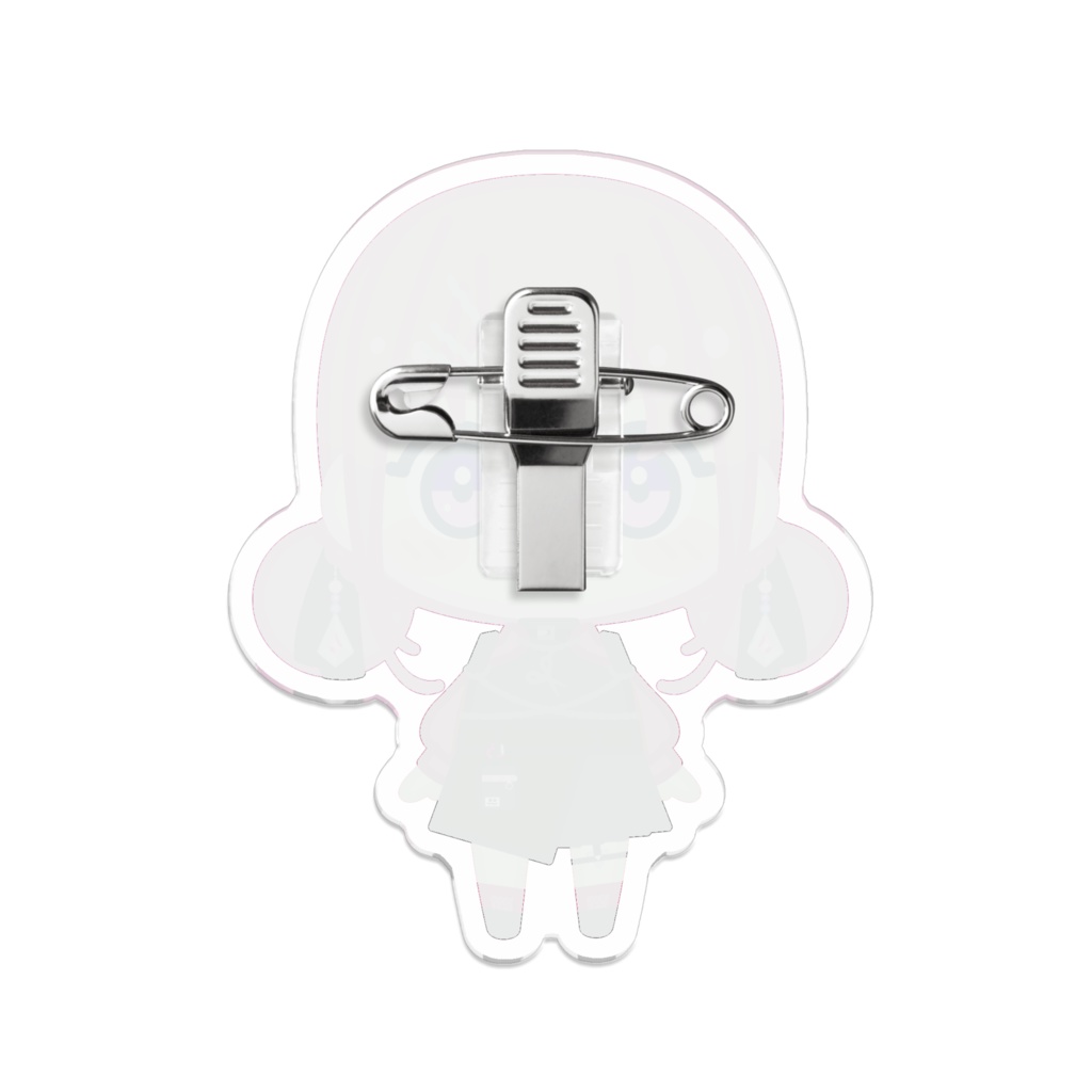 【アクリルバッジ】ぬいぐるみ風(立った!)