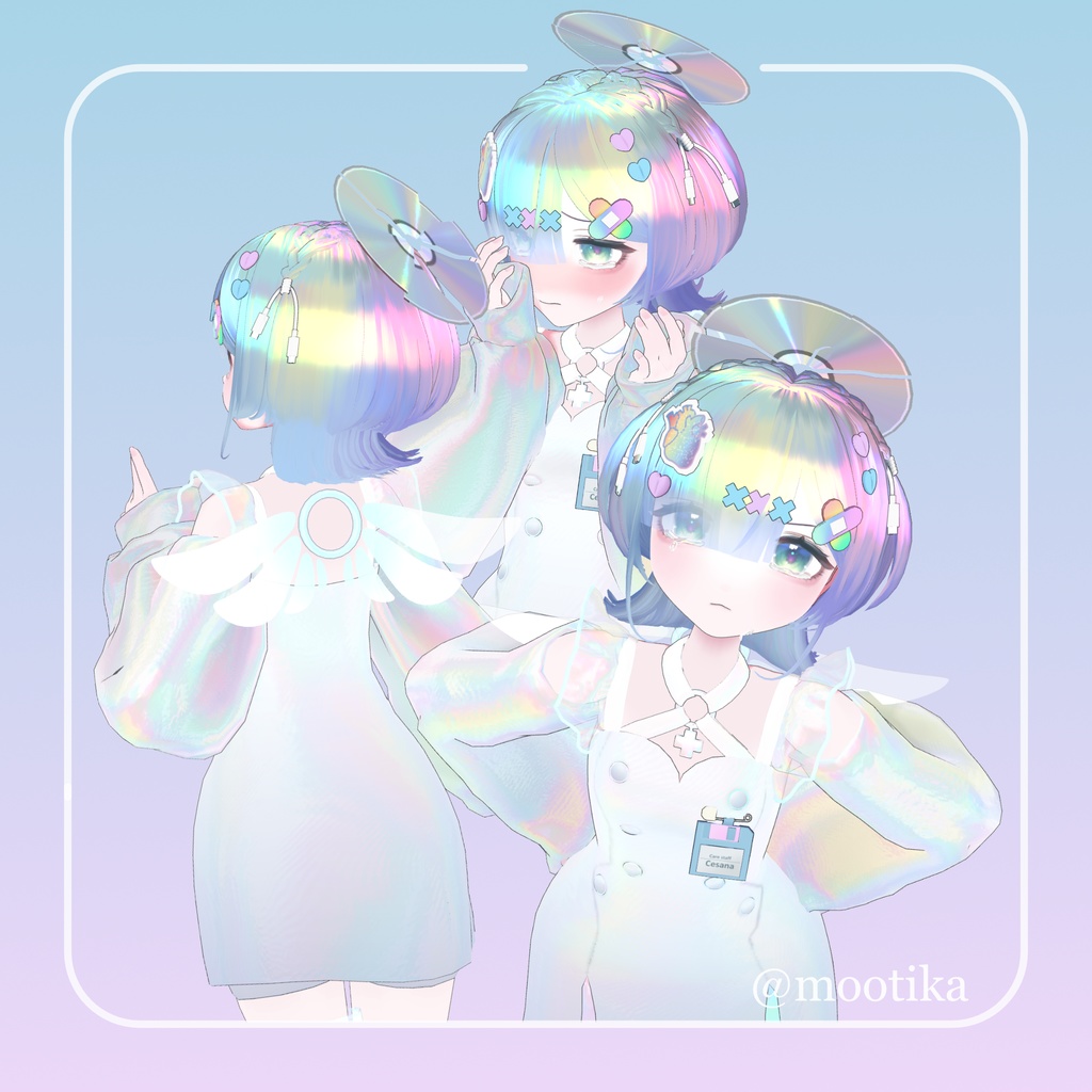 VRChat向けオリジナル3Dモデル「Cesana」