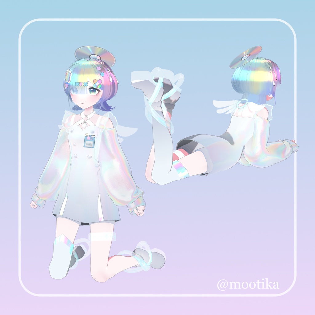 VRChat向けオリジナル3Dモデル「Cesana」