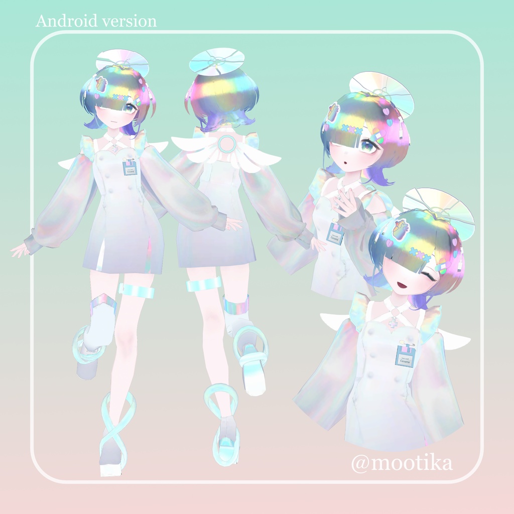 VRChat向けオリジナル3Dモデル「Cesana」