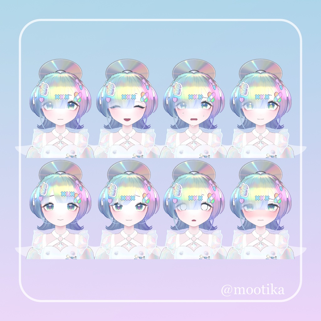 VRChat向けオリジナル3Dモデル「Cesana」