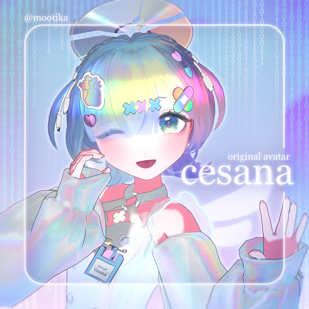VRChat向けオリジナル3Dモデル「Cesana」
