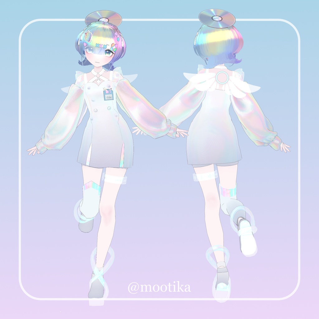 VRChat向けオリジナル3Dモデル「Cesana」